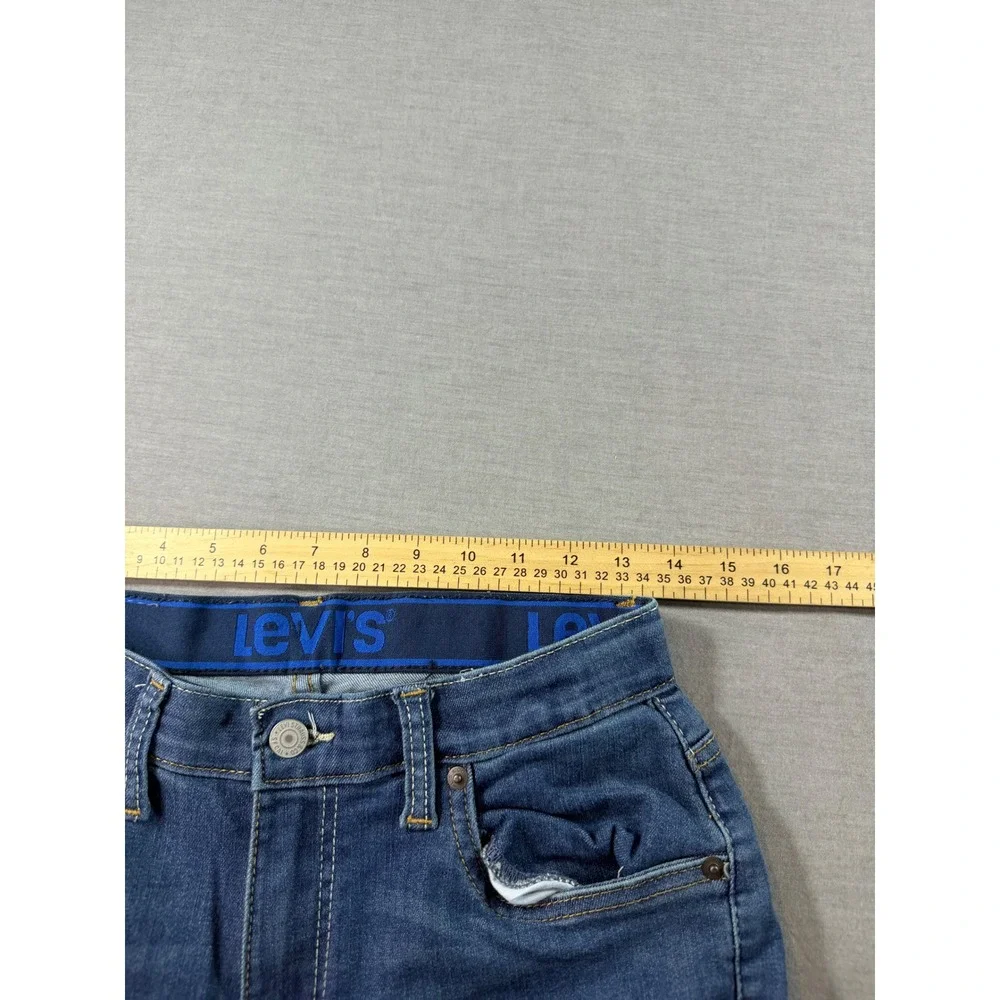 Levi's 502 Taper Jeans Boys 16 Reg Blue Excellent Stretch Medium Wash Denim
